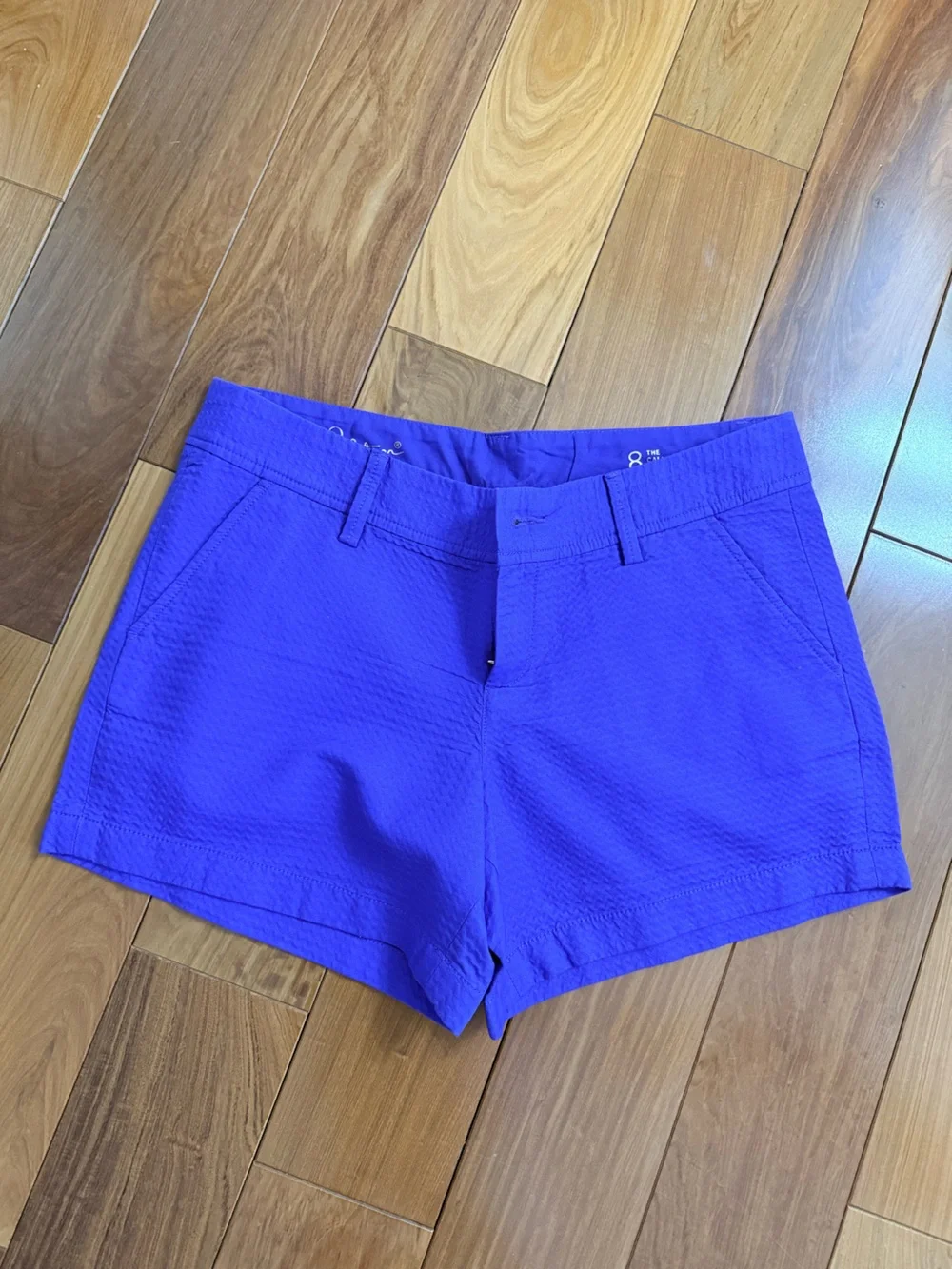 Lilly Pulitzer Bright Blue Women's Athletic Shorts - Picture 1 of 7